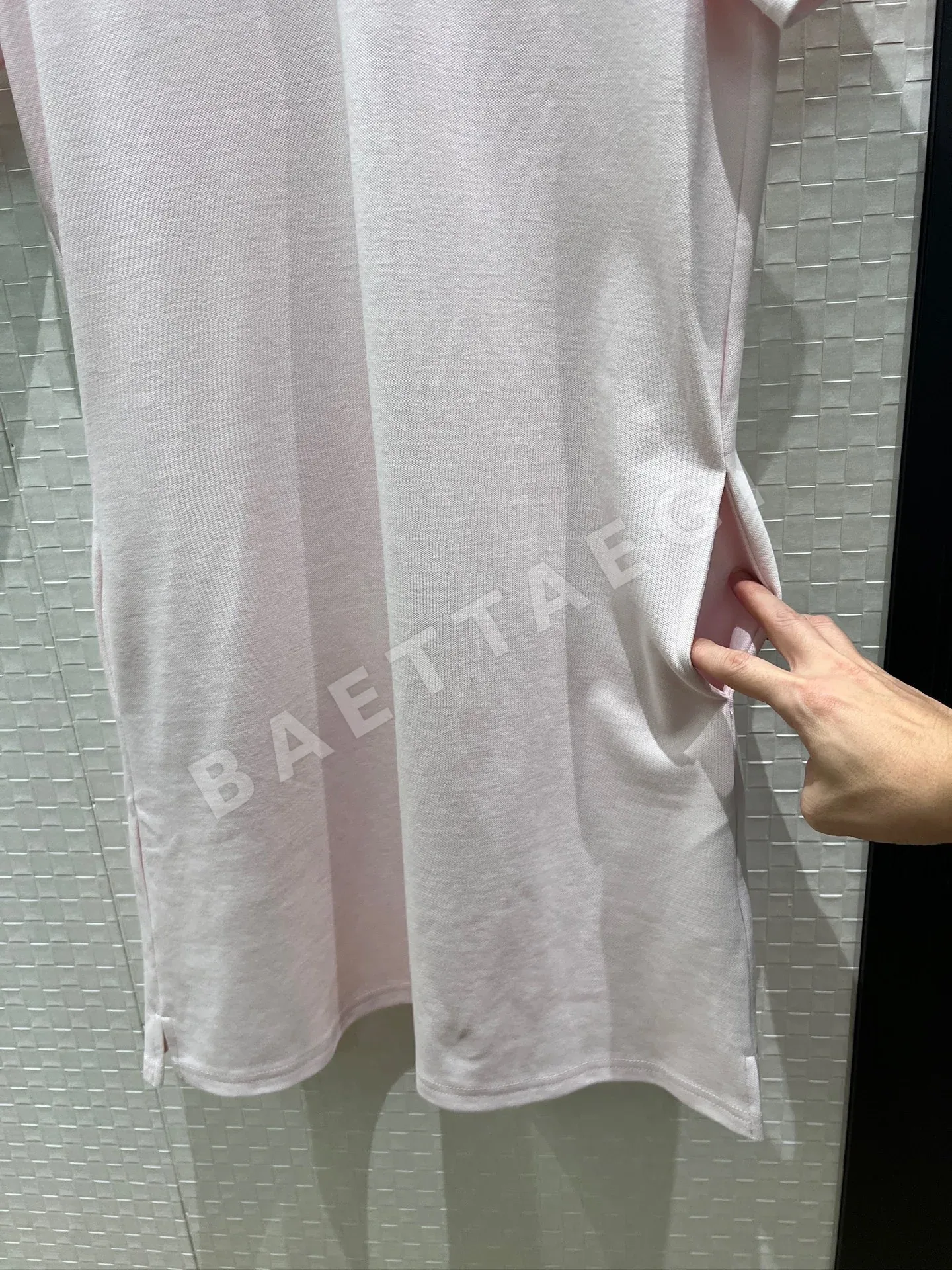 버버리 체크 카라 폴로 원피스 상세 이미지 6