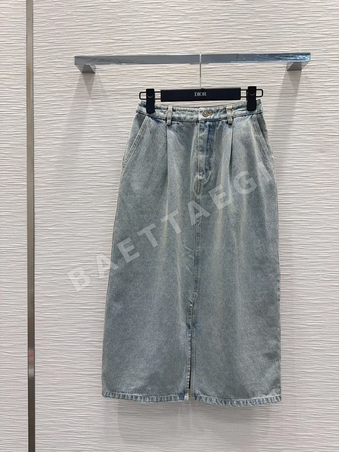 디올 발효 워시 데님 여성 스커트 상세 이미지 2