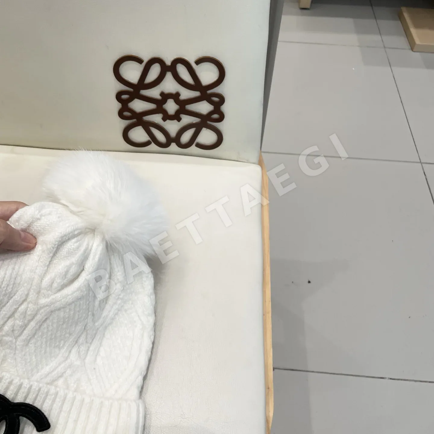 샤넬 울 니트 비니 상세 이미지 6