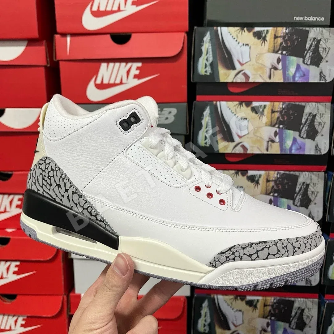 나이키 [GX] 조던 3 레트로 200975 Nike Jordan 3 Retro White Cement Reimagined 상세 이미지 14