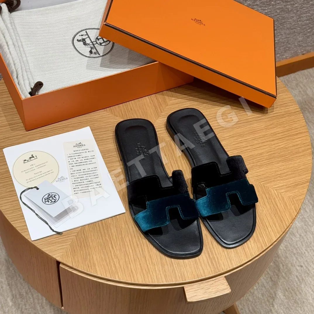 에르메스 오란 스웨이드 슬리퍼 8496 상세 이미지 9