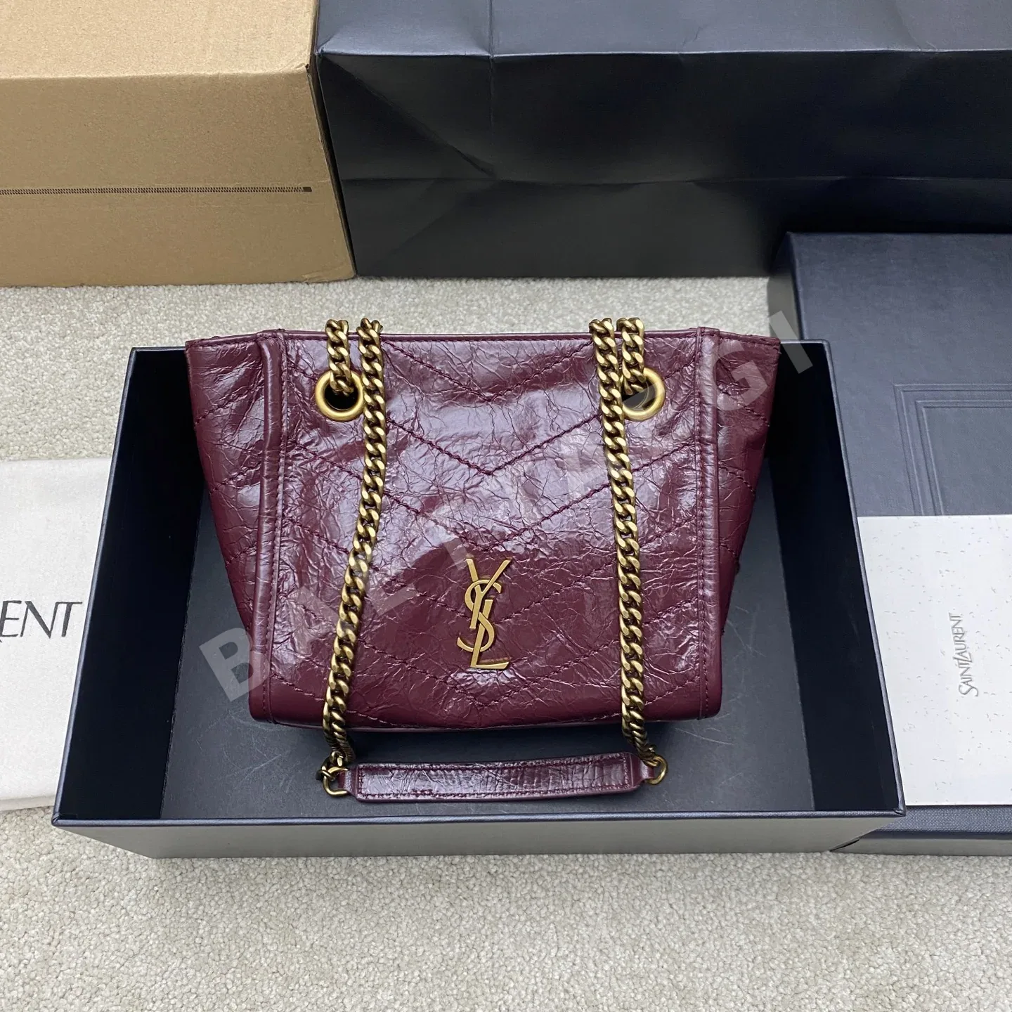 생로랑 YSL 니키 미니 토트백 A0088