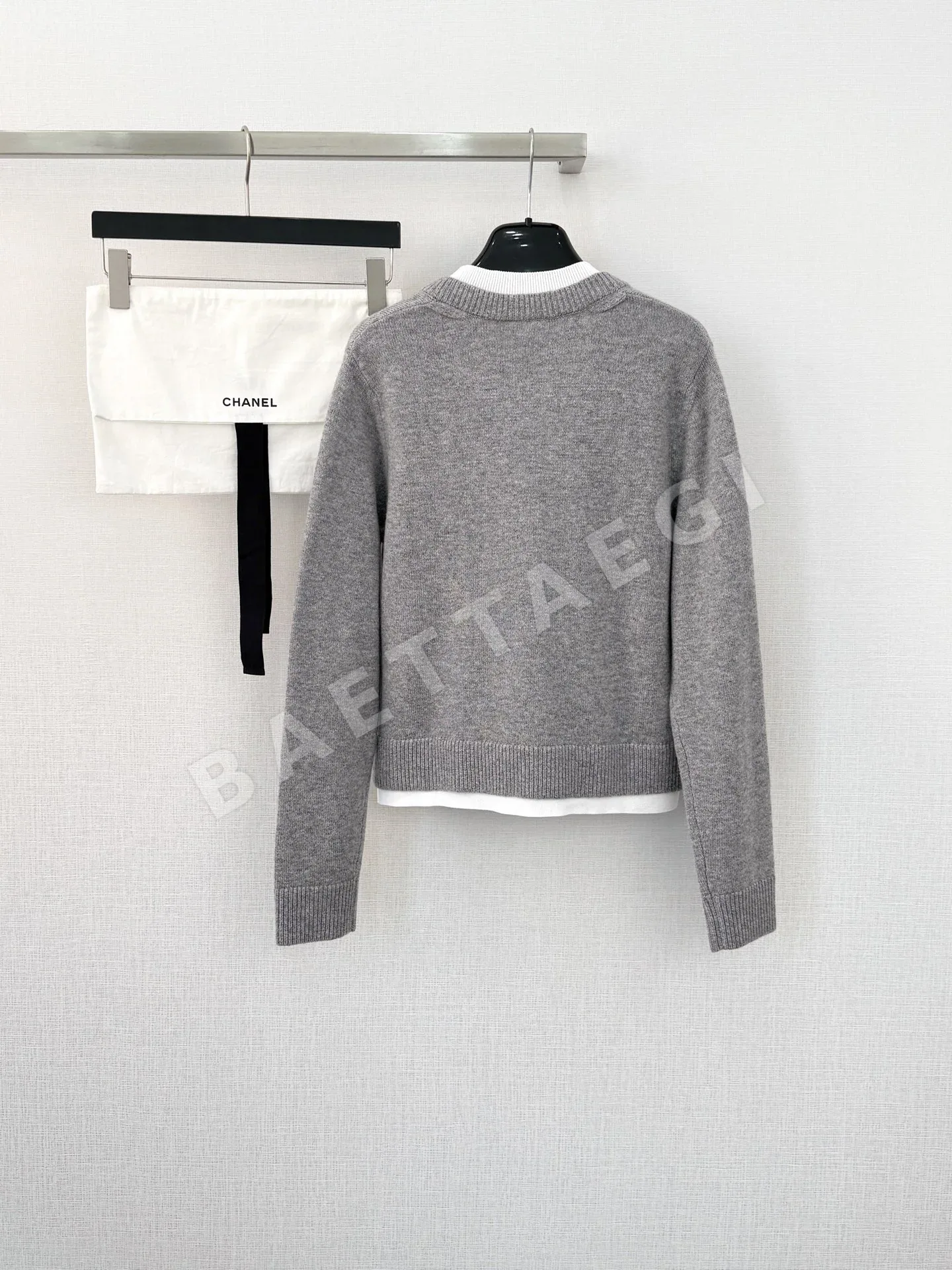 샤넬 더블 C 버튼 울 자켓 상세 이미지 2