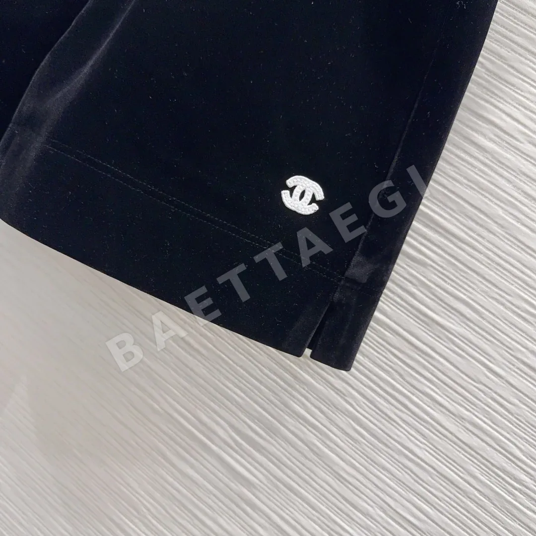 샤넬 챔벌벳 반바지 여성 바지 상세 이미지 8