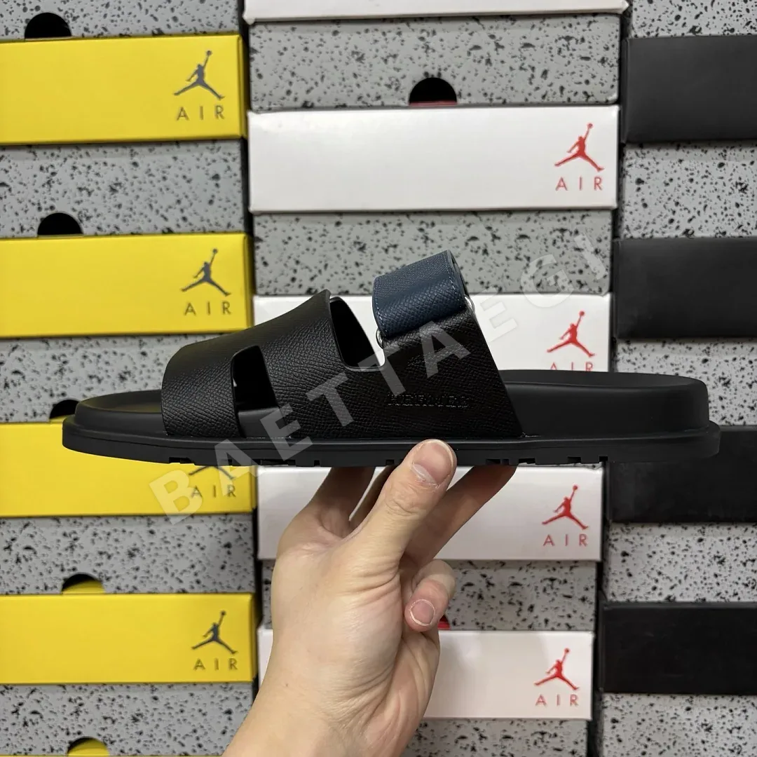에르메스 [YX] 블랙 블루 205752 Hermes Chypre Sandal / 상세 이미지 7