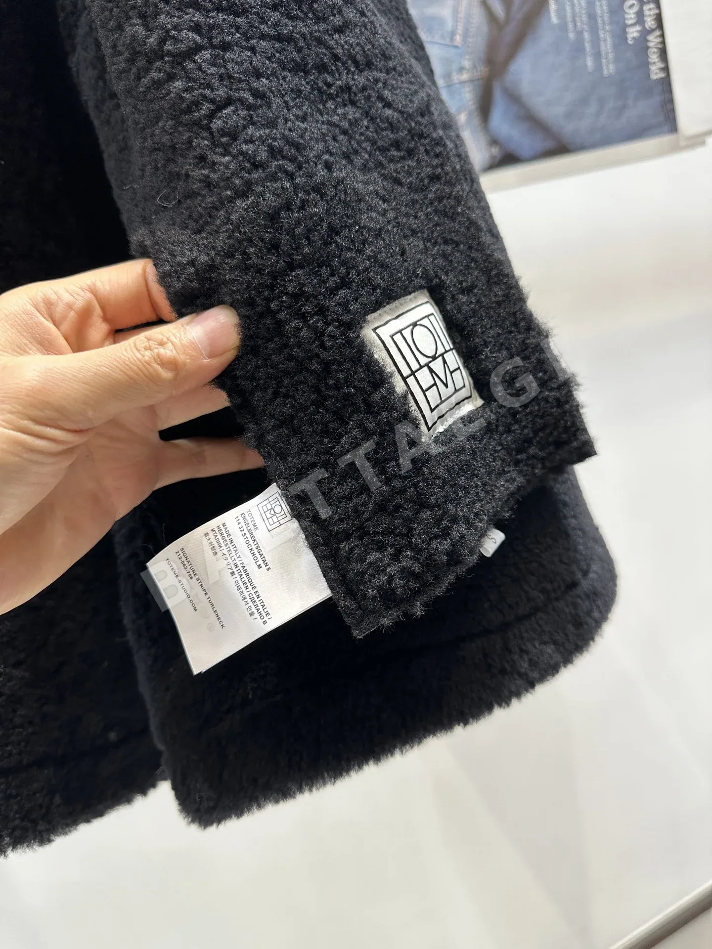 토템 여성 울 퍼 자켓 상세 이미지 7