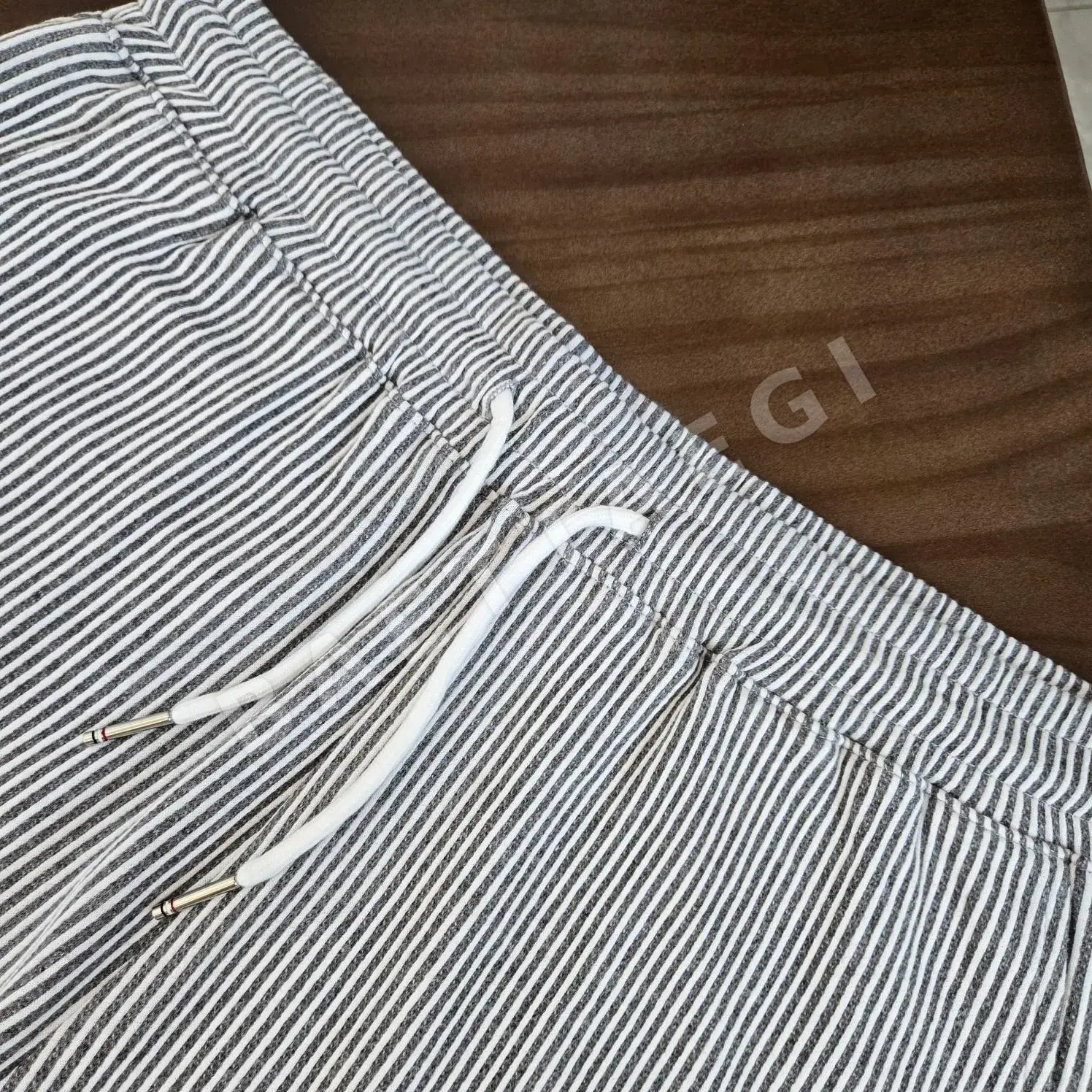 톰브라운 4바 스트라이프 코튼 반바지 상세 이미지 3