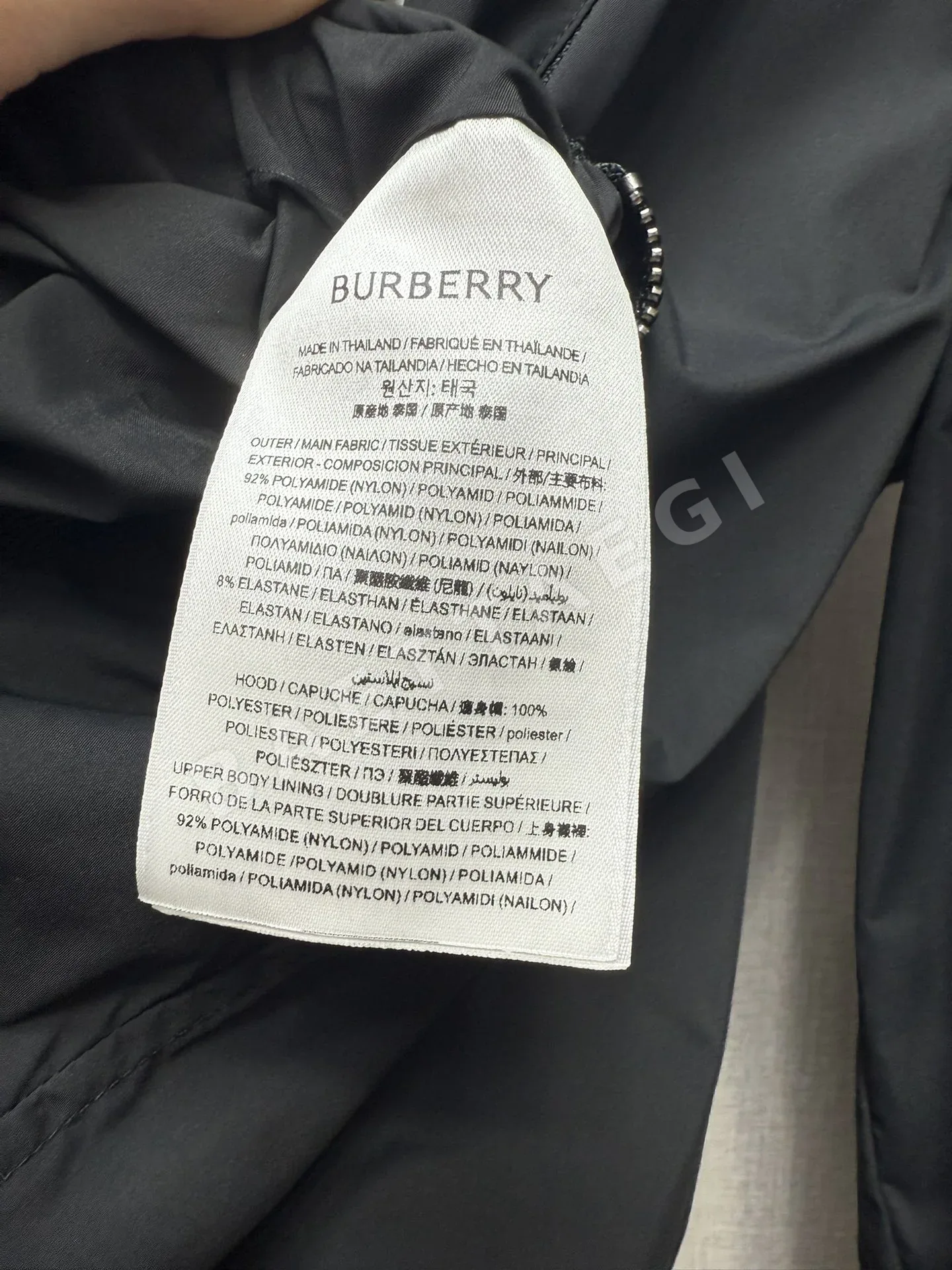 버버리 체크 후드 크롭 여성 자켓 G22836 상세 이미지 9