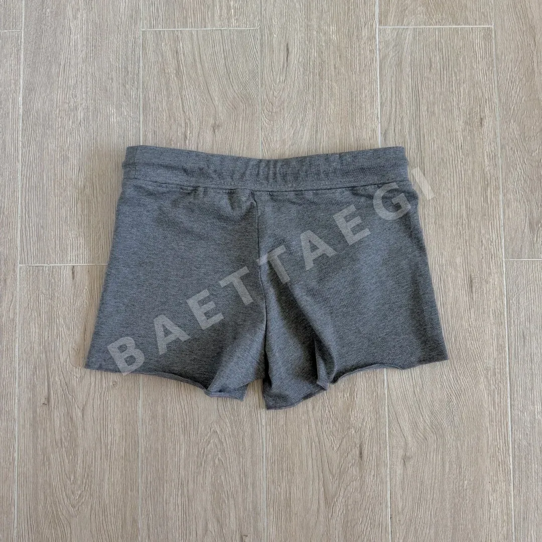 크롬하츠 그레이 퍼플 컬러 블록 프린트 여성 반바지 상세 이미지 3