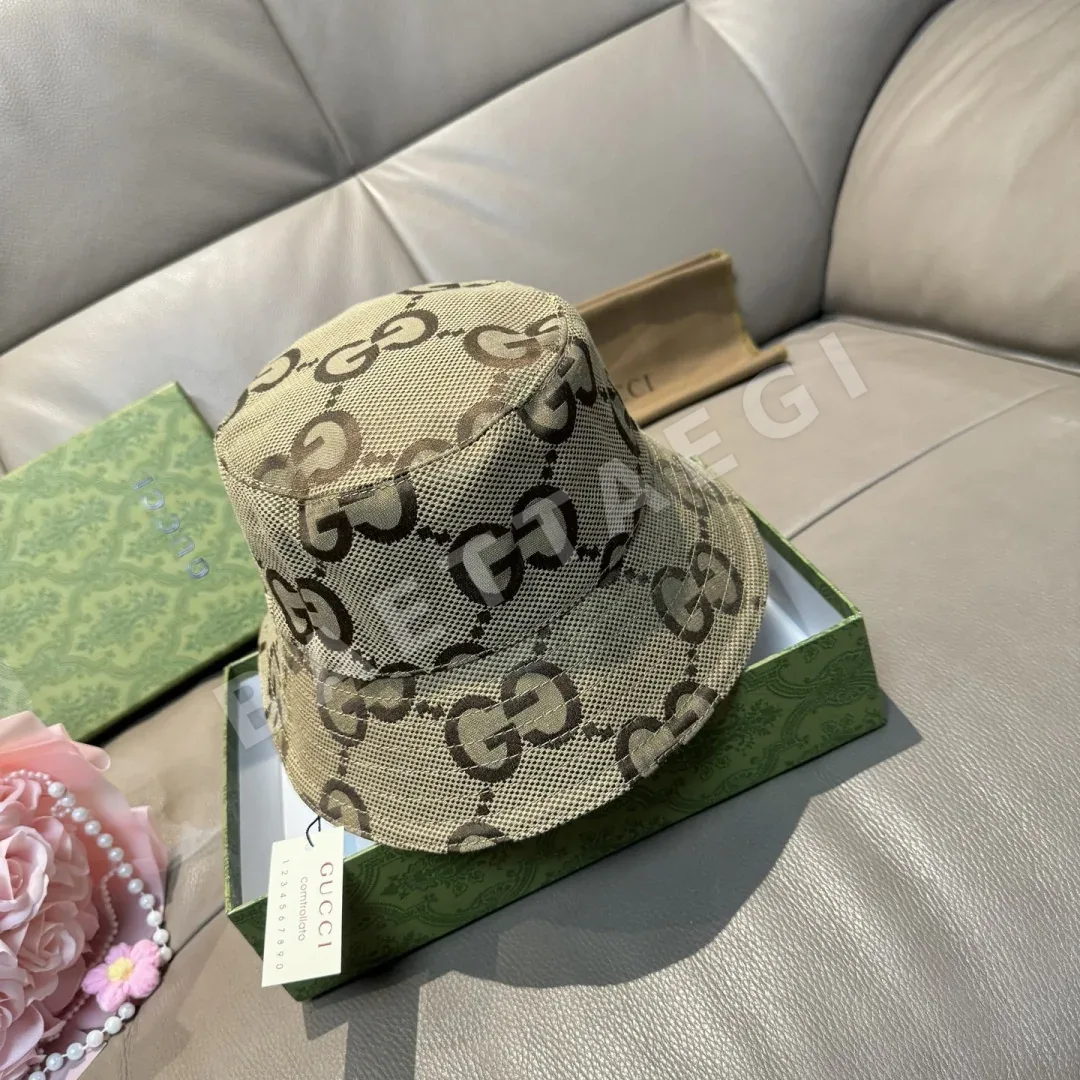 구찌 더블 G 로고 버킷 햇 모자 상세 이미지 3