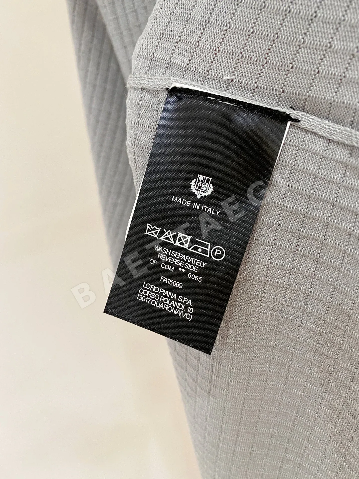 로로피아나 남성 린넨 반팔 티셔츠 상세 이미지 8