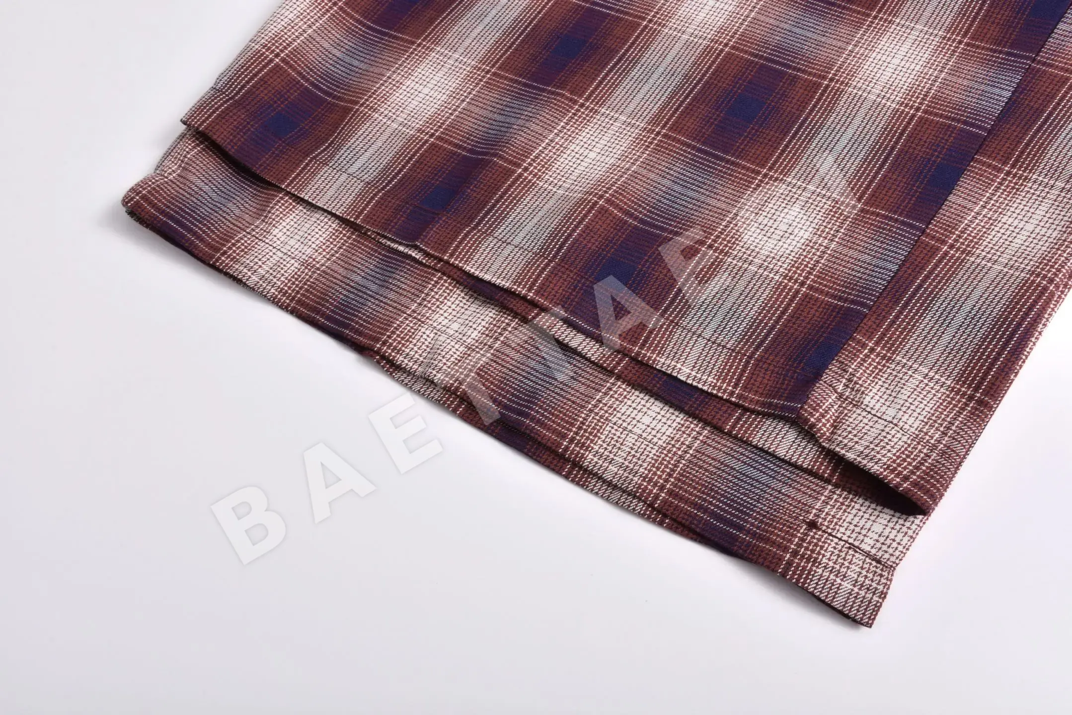 아크네스튜디오 체크 무늬 남성 반바지 상세 이미지 6