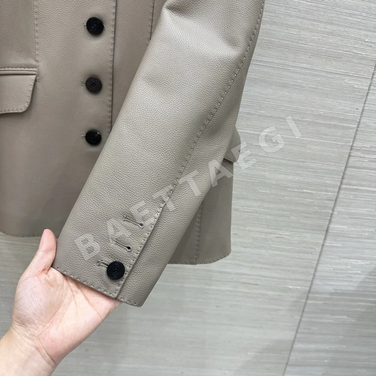 에르메스 램스킨 테일러드 여성 자켓 상세 이미지 7