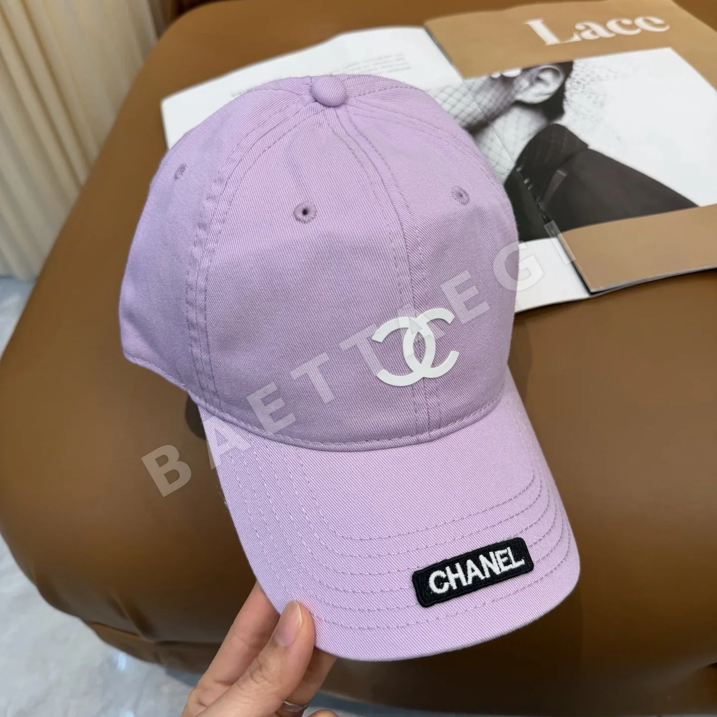 샤넬 로고 베이스볼 모자 상세 이미지 5