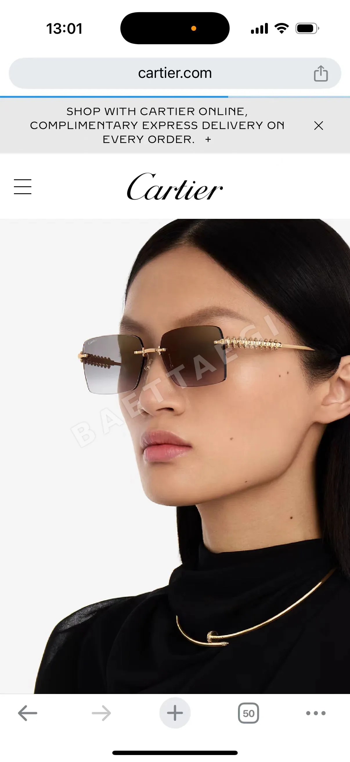 까르띠에 선글라스 72346 Cartier Sunglasses 상세 이미지 2