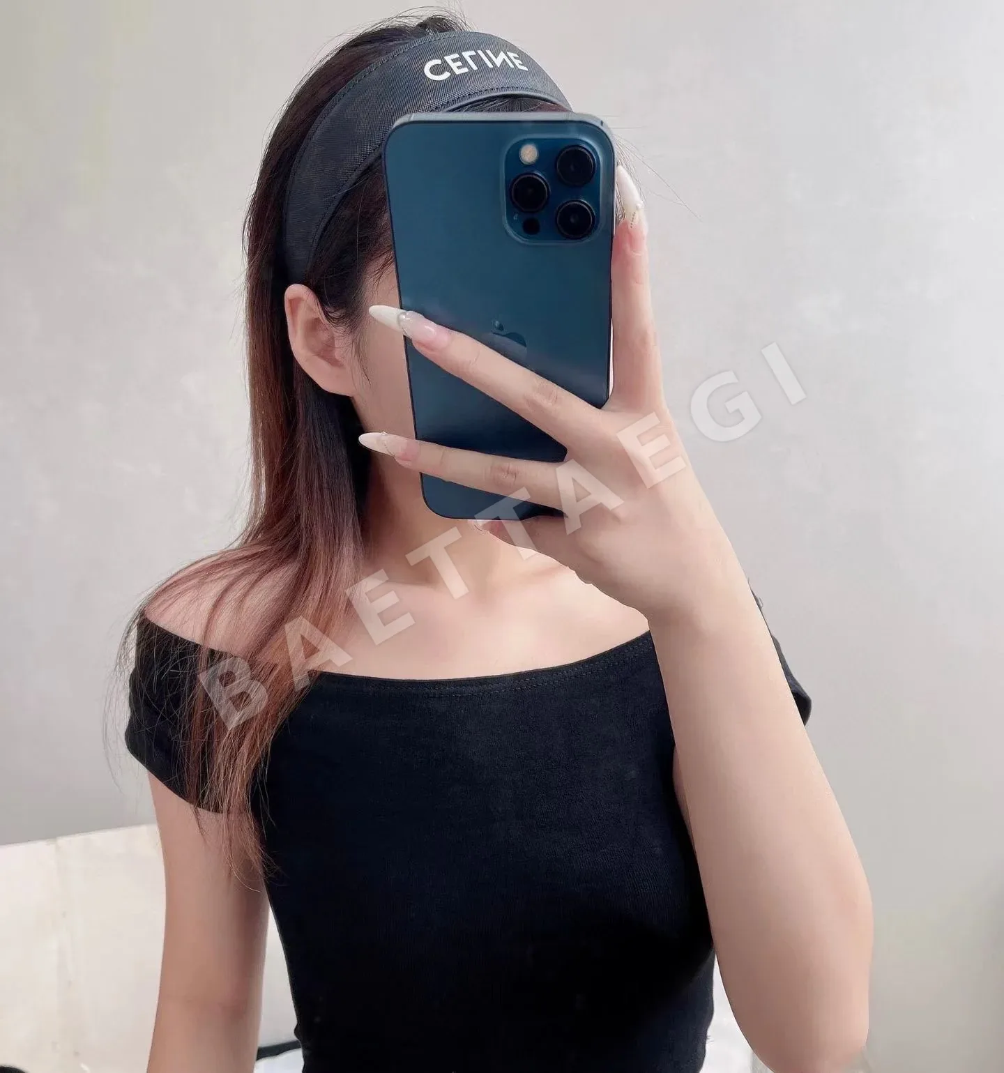 셀린느 개선문 모노그램 헤어밴드 상세 이미지 3