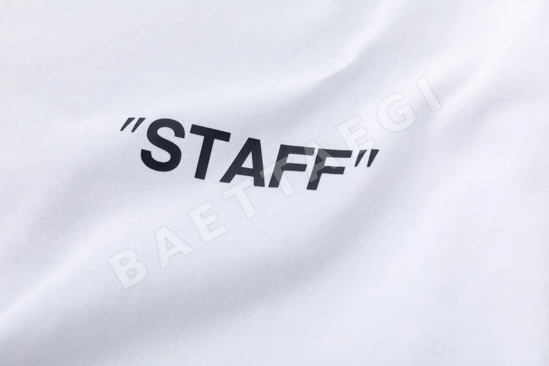 오프화이트 루즈핏 남성 반팔 티셔츠 상세 이미지 8