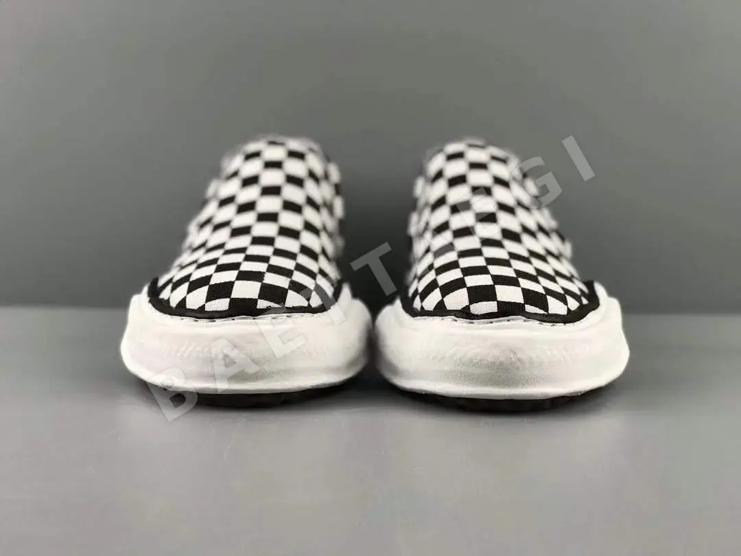 미하라야스히로 체커보드 슬립온 신발 상세 이미지 6