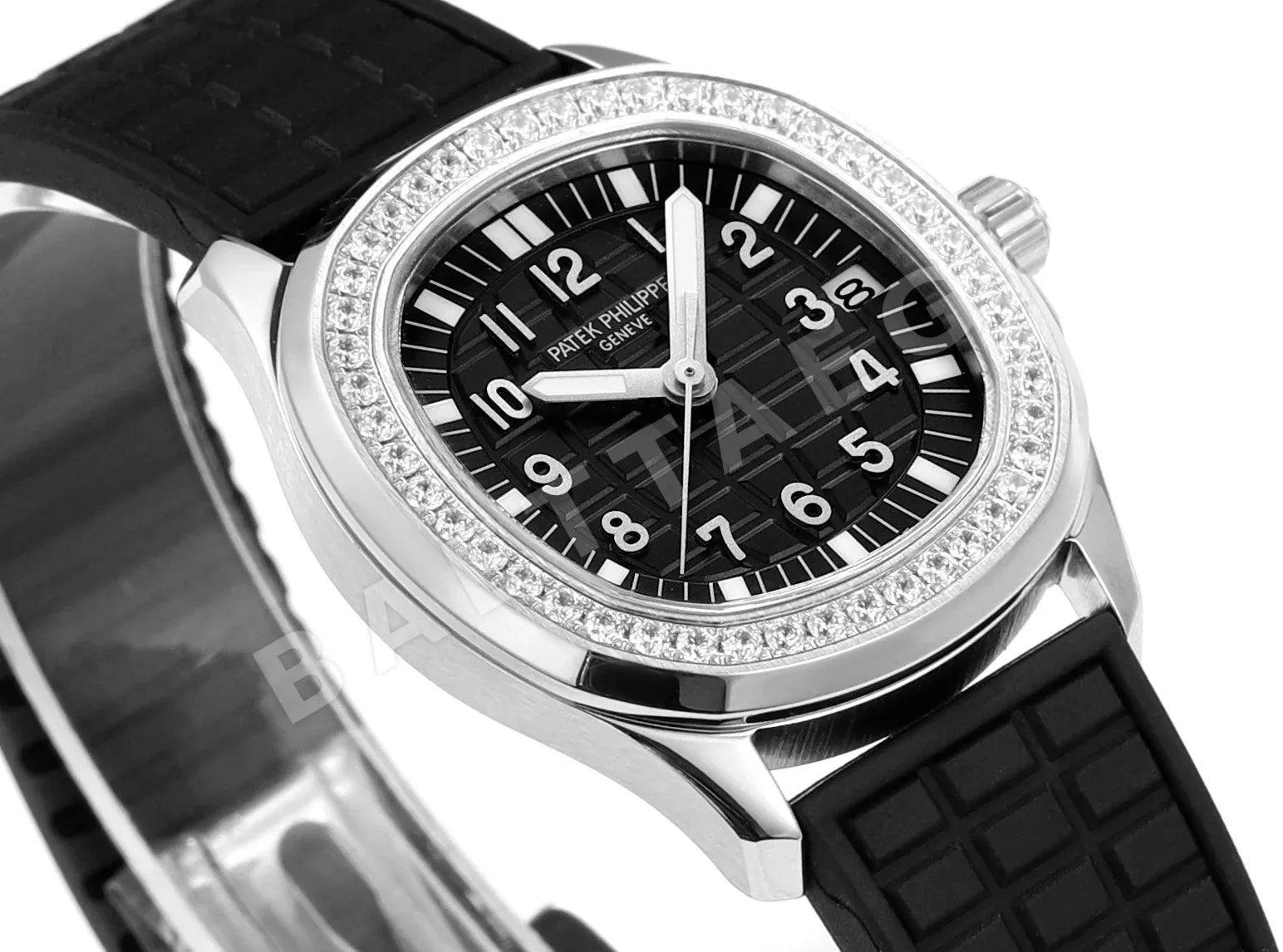 파텍필립 아쿠아넛 다이아 자동 스틸 여성용 JBL 공장 레플리카 44174 Patek Philippe 상세 이미지 2
