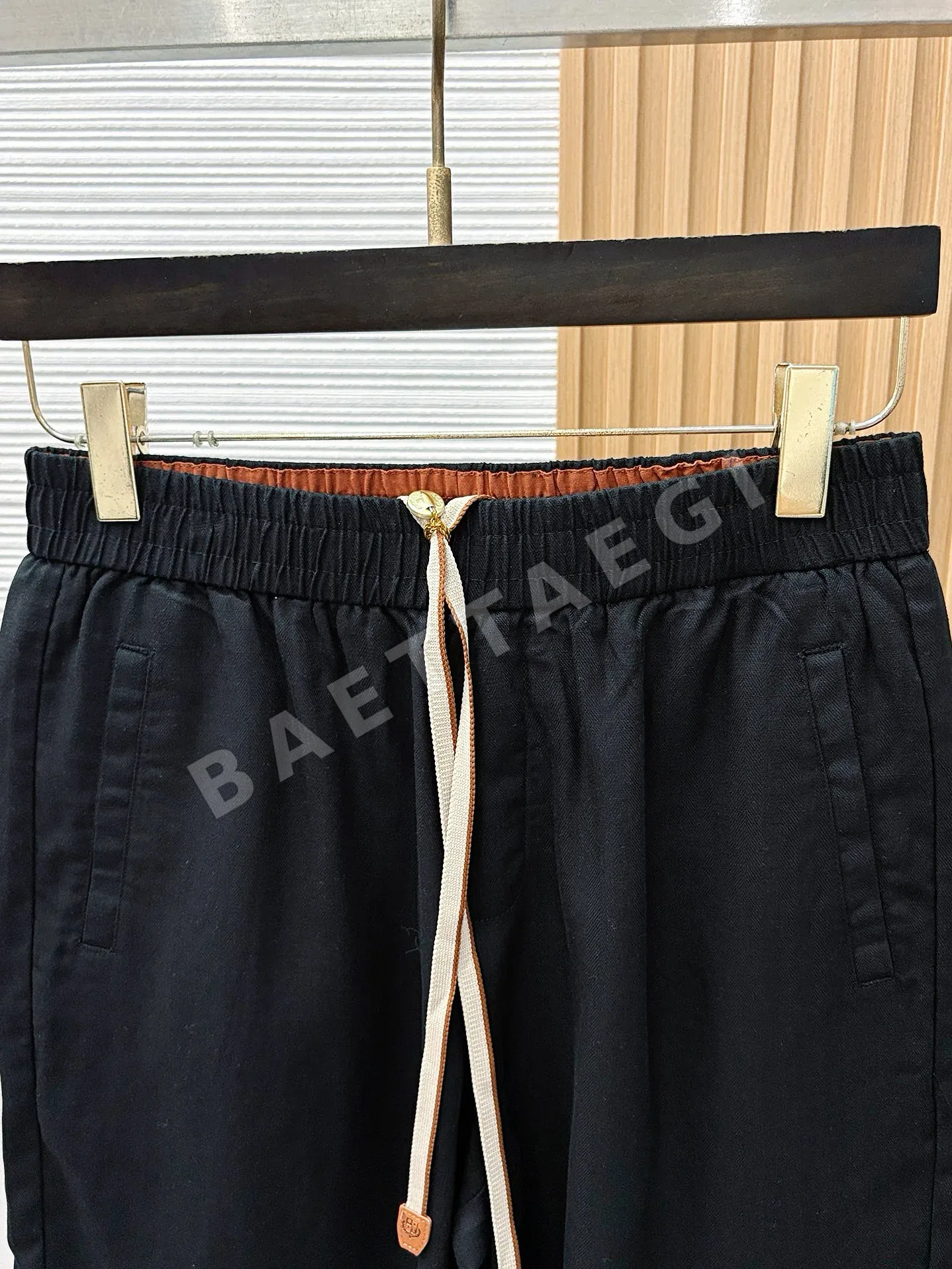 로로피아나 린넨 코튼 남성 반바지 상세 이미지 2
