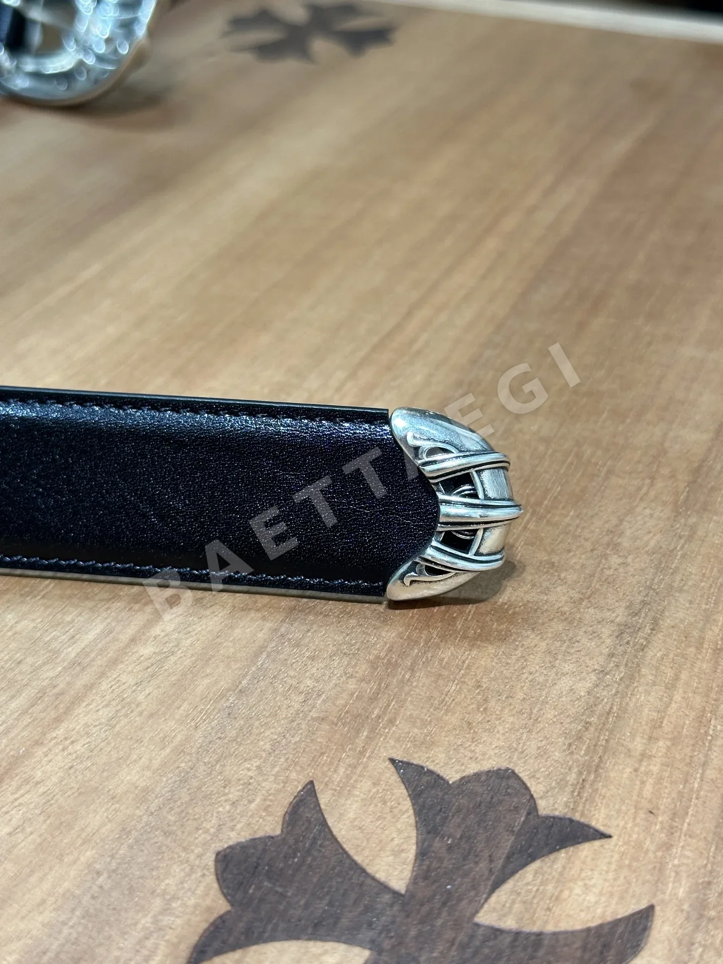 크롬하츠 드래곤클로우 3 cm 소가죽 벨트 상세 이미지 5