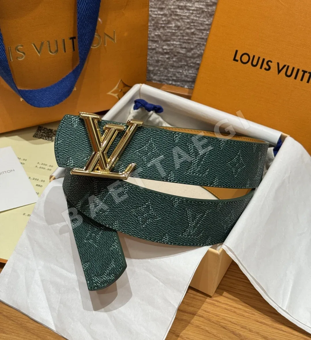 루이비통 디멘션 모노그램 헤리티지 40mm 리버시블 벨트 173288