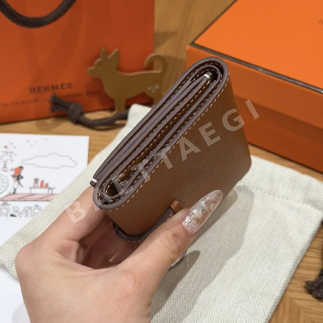 에르메스 베어 삼단 지갑 상세 이미지 4