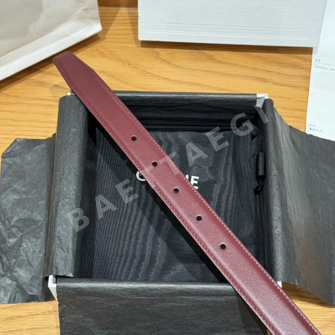 셀린느 트라이엄프 아치 25mm 리버서블 벨트 상세 이미지 7
