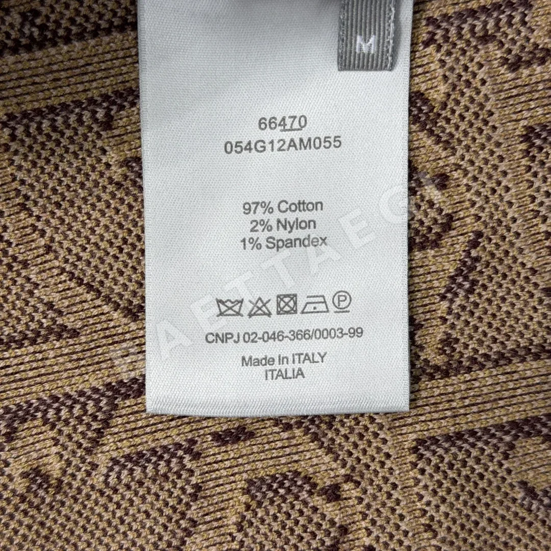 디올 오블리크 프린트 코튼 혼방 니트 상세 이미지 9