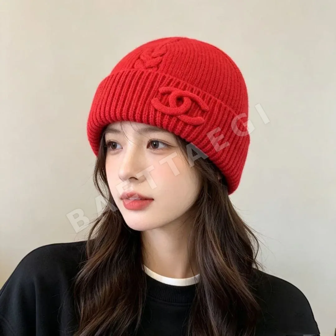 샤넬 니트 비니 모자 185445