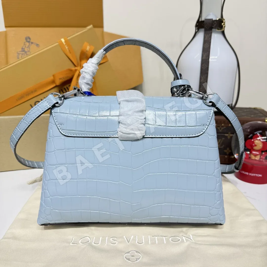 루이비통 로즈 데 뱅 크로커다일 패턴 BB 핸드백 N84714 상세 이미지 3