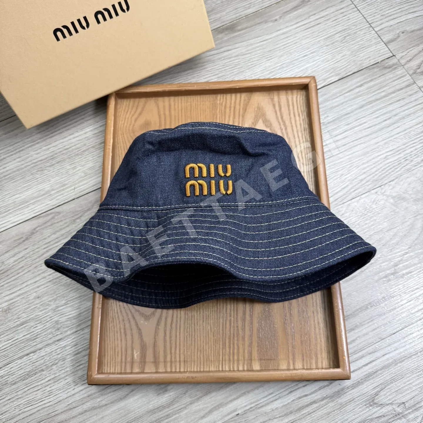 미우미우 썸머 버킷 햇 모자 상세 이미지 2