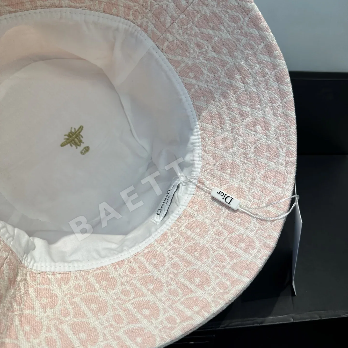 디올 양면 자수 버킷햇 모자 상세 이미지 7
