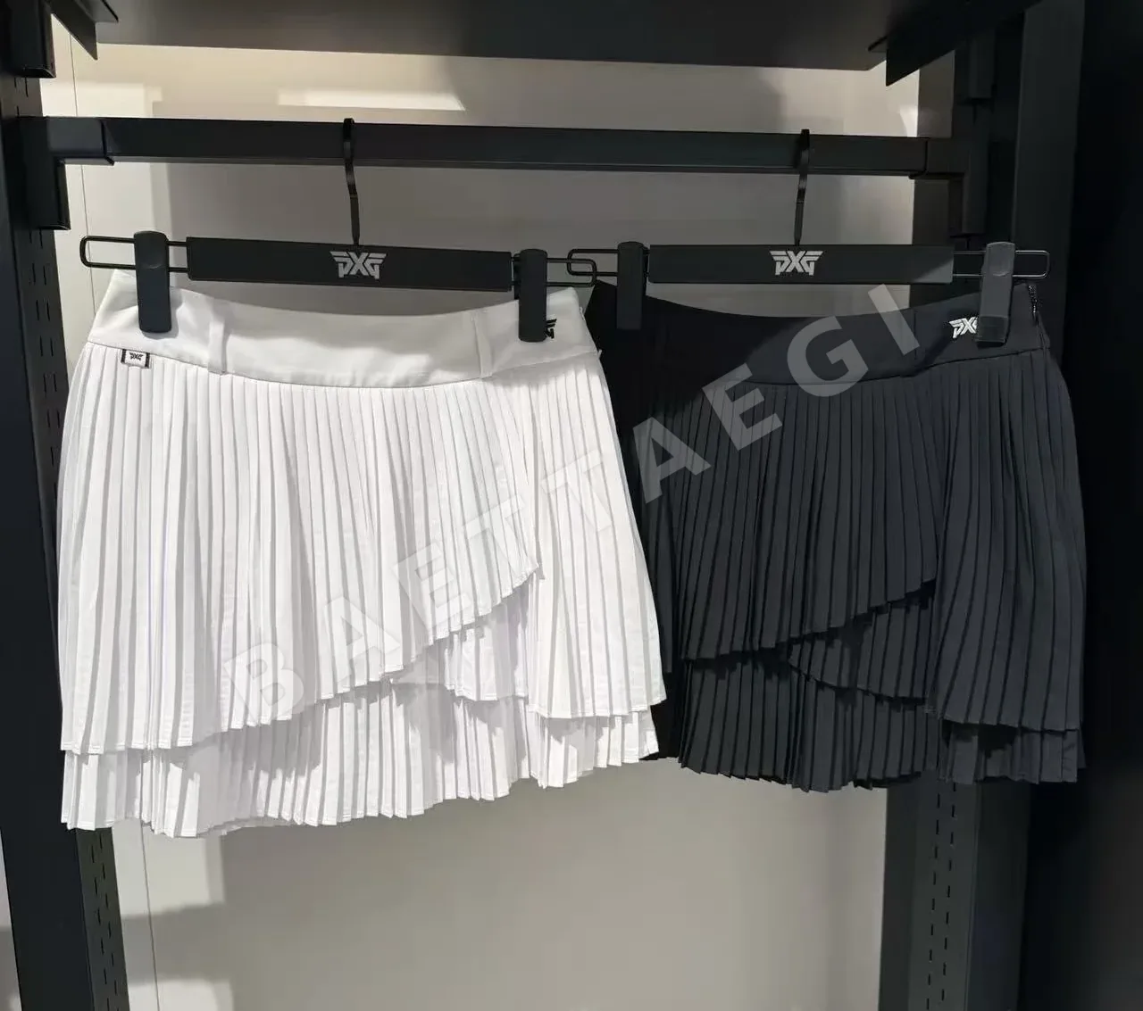 PXG 불규칙 플리츠 미니스커트 상세 이미지 3