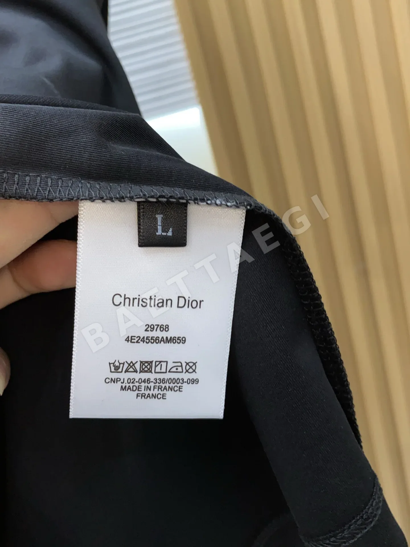 디올 남성 코튼 반팔 티셔츠 상세 이미지 8