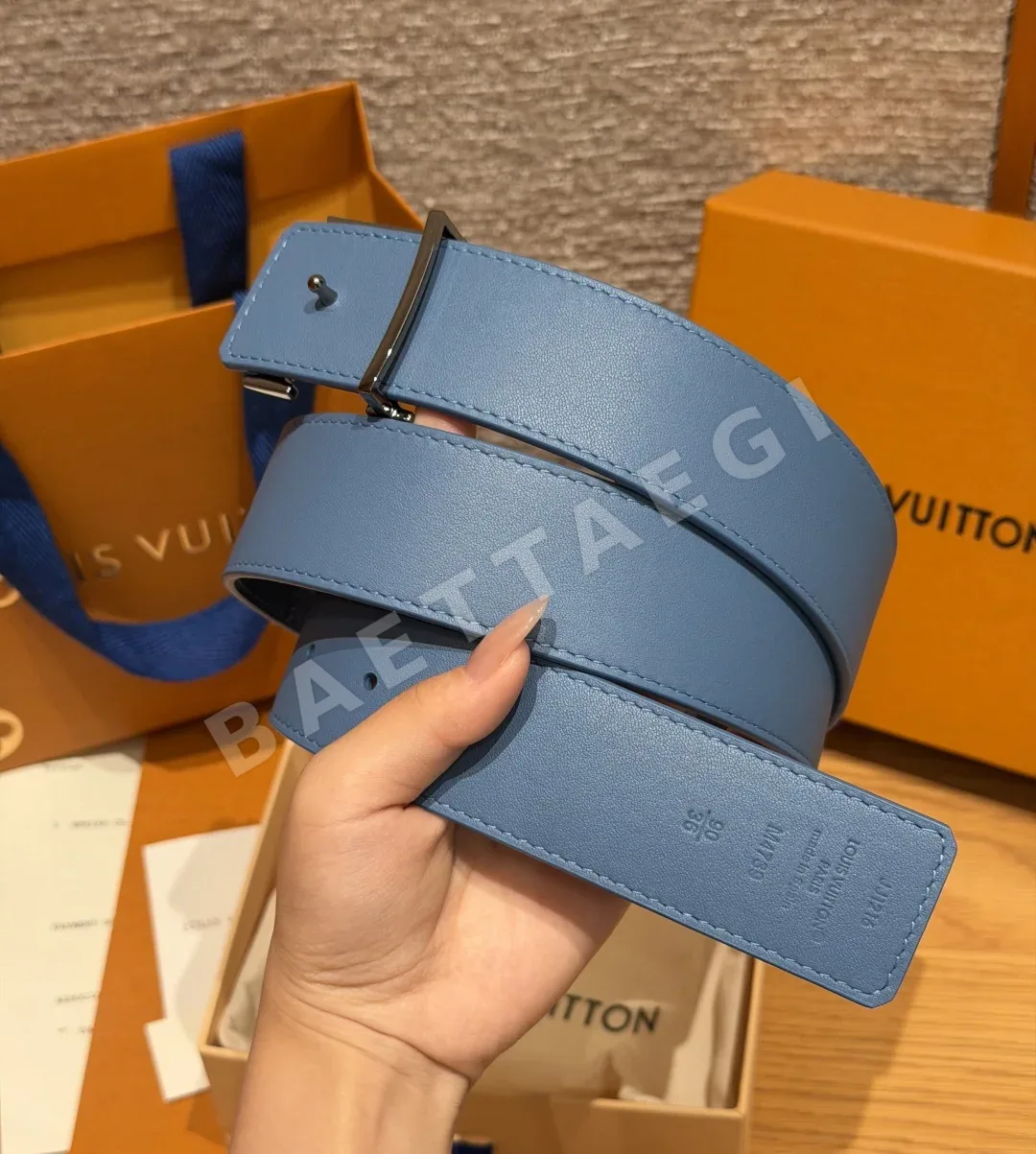 루이비통 디멘션 40mm 리버시블 남성 벨트 상세 이미지 4
