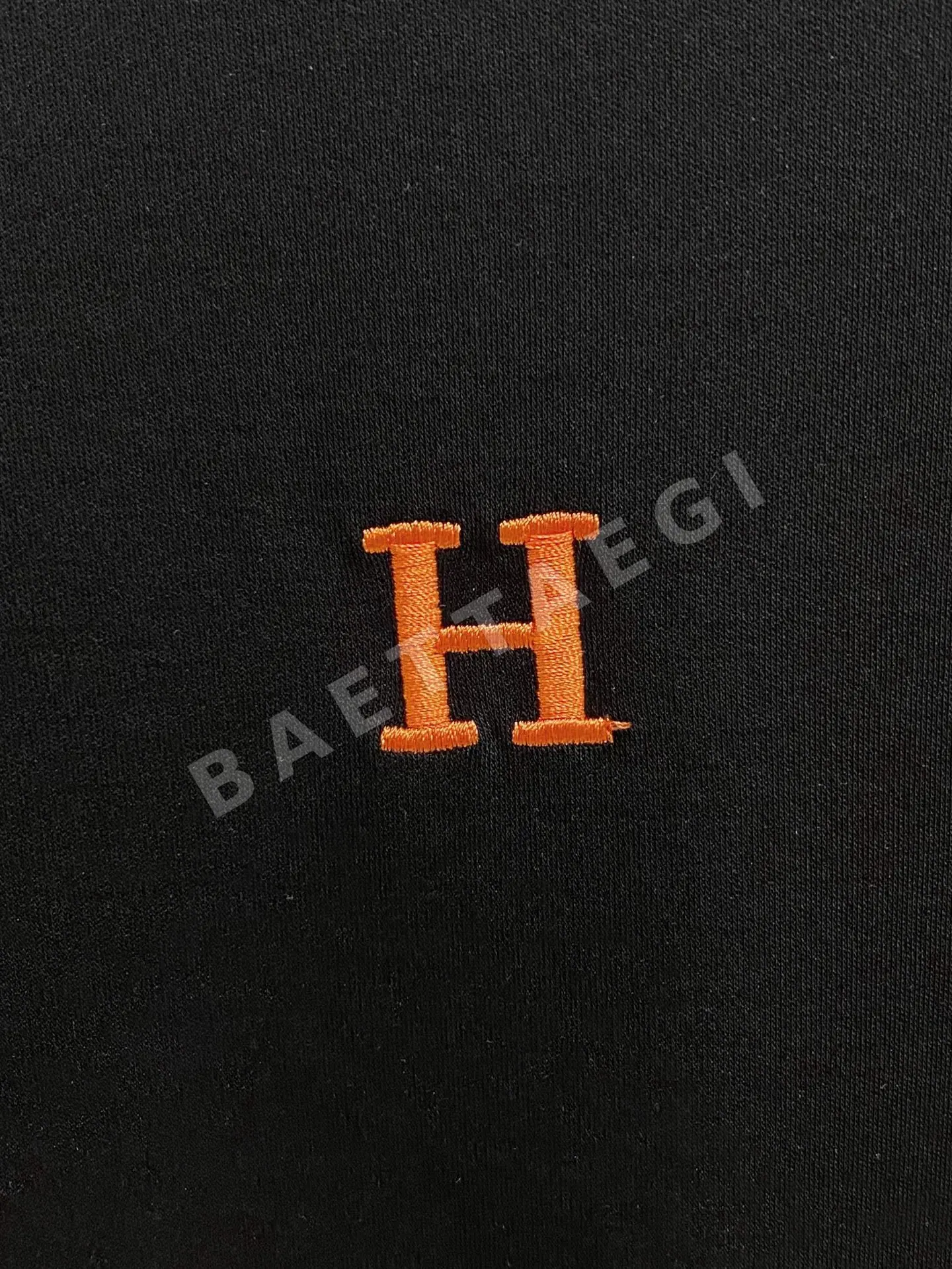 에르메스 크루넥 코튼 반팔 티셔츠 상세 이미지 4