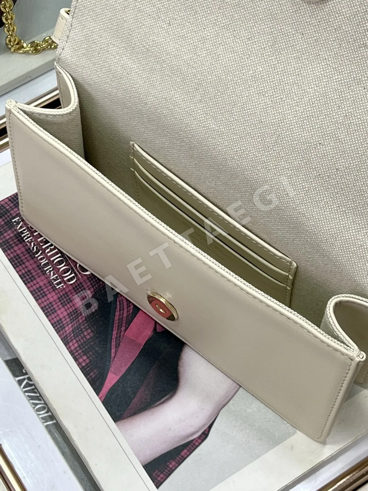 디올 시가롤 워크 체인 플랩 가방 상세 이미지 10