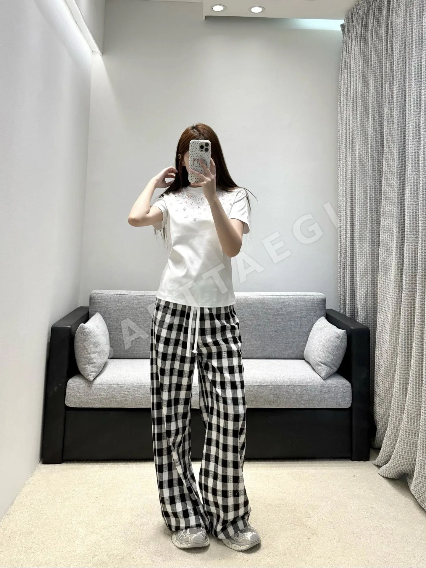 샤넬 여성 자수 반팔 티셔츠 상세 이미지 4