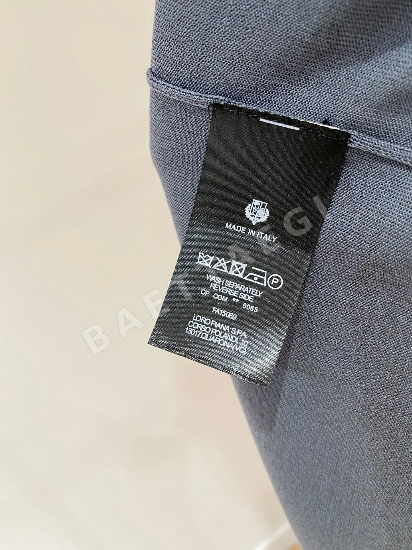 로로피아나 남성 린넨 혼방 반팔 티셔츠 상세 이미지 10