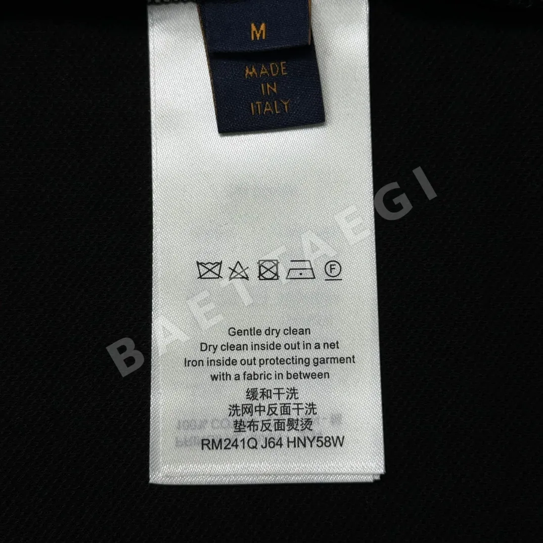 루이비통 LV 로고 자수 폴로 남성 반팔 티셔츠 상세 이미지 8