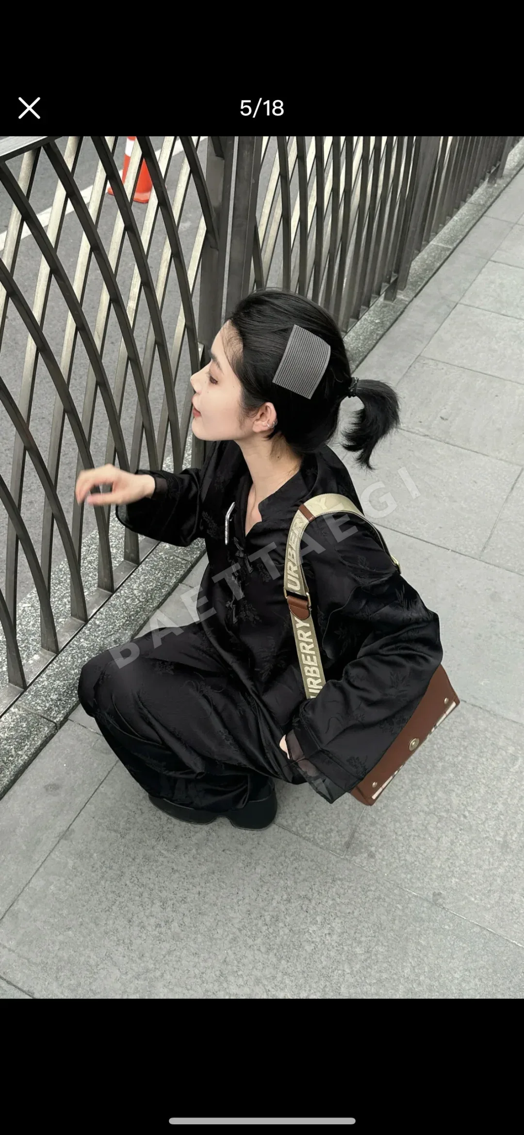 버버리 레트로 스타일 가방 상세 이미지 2