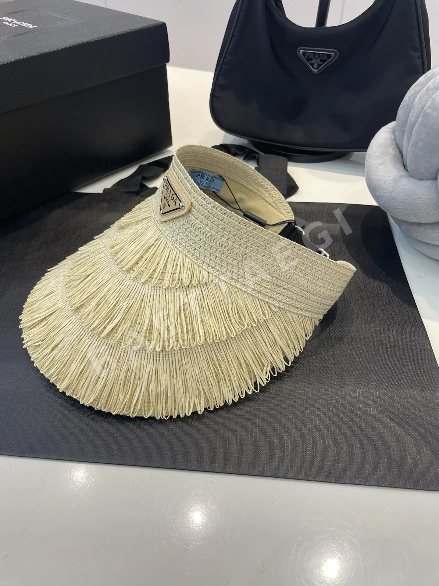 프라다 썬햇 모자 상세 이미지 2