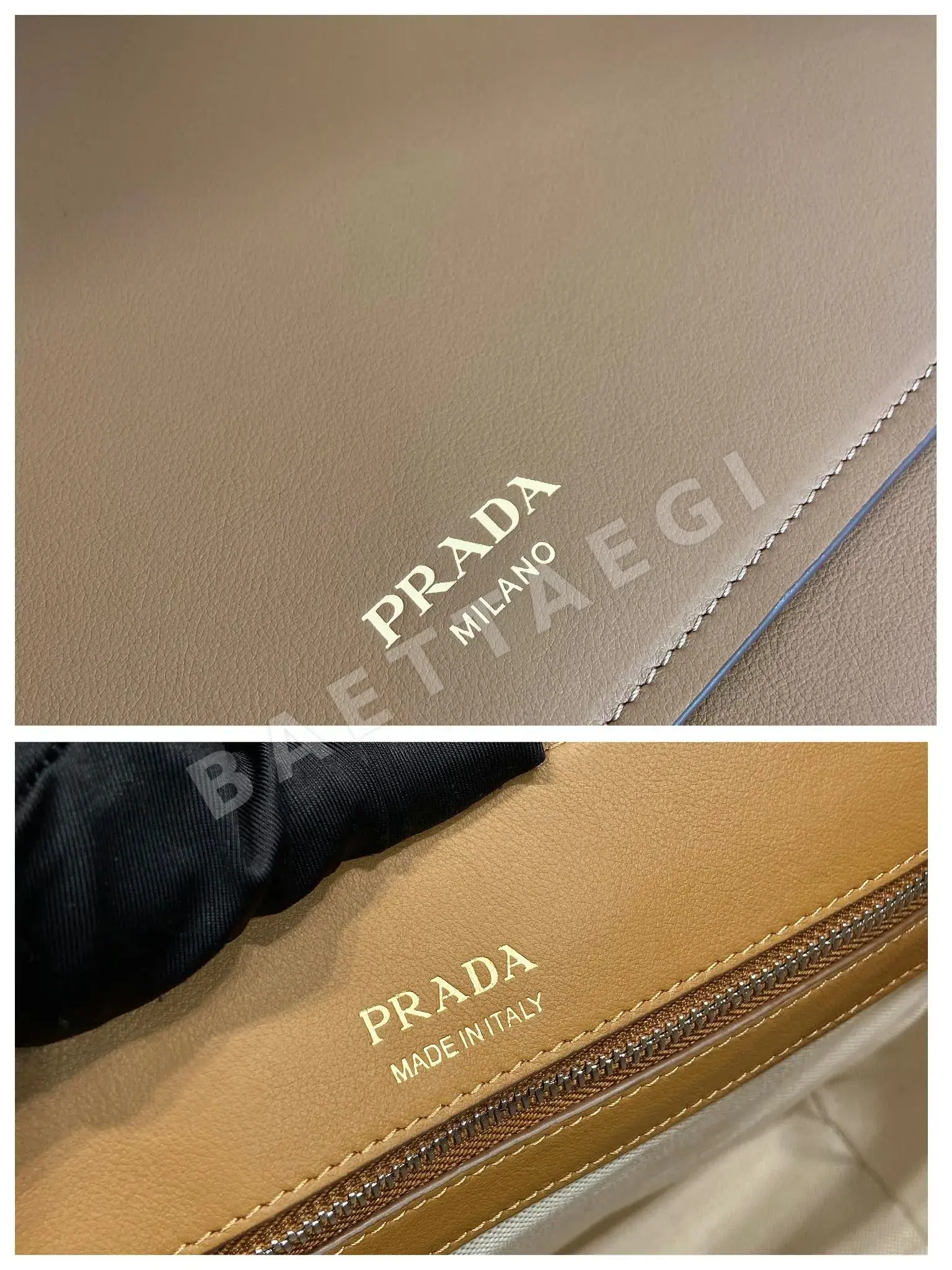프라다 카프스킨 라지 플랩 숄더백 2VD068 상세 이미지 9