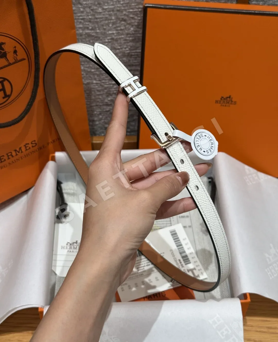 에르메스 팝 H 에포슨 카프스킨 벨트 상세 이미지 3