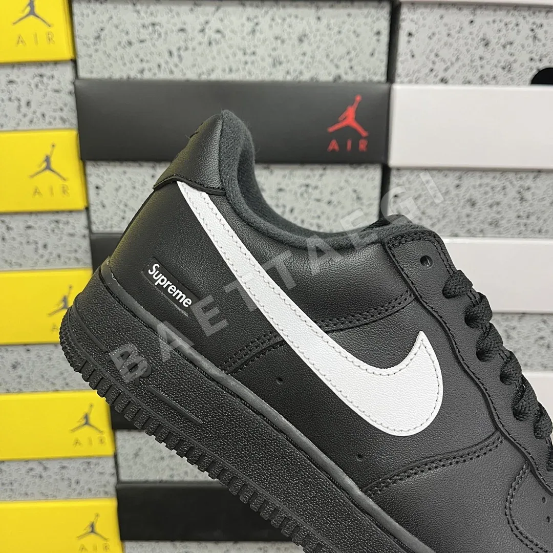 나이키 [G] 에어 포스 1 로우 CU9225-002 201044 Nike Air Force 1 Low Supreme Black White 상세 이미지 5