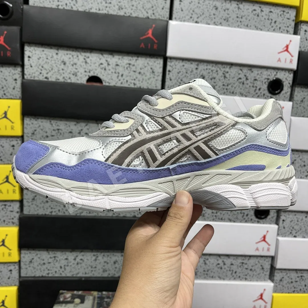 아식스 [RT] 젤 NYC 1203A953-100 200356 Asics Gel-NYC Cream Cloud Grey Blue 상세 이미지 3