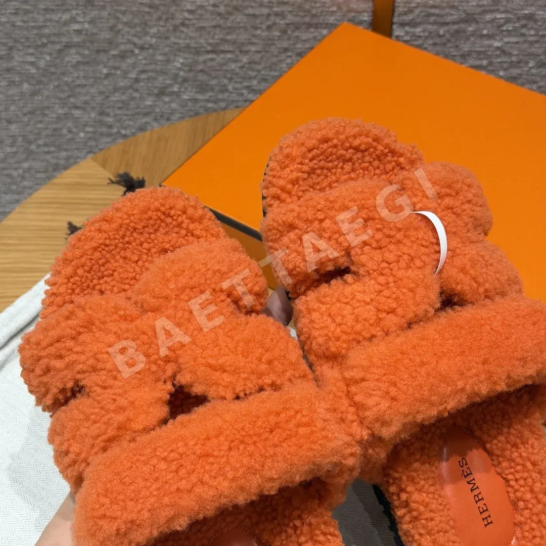 에르메스 시프레 샌들 오렌지 울레더 상세 이미지 8