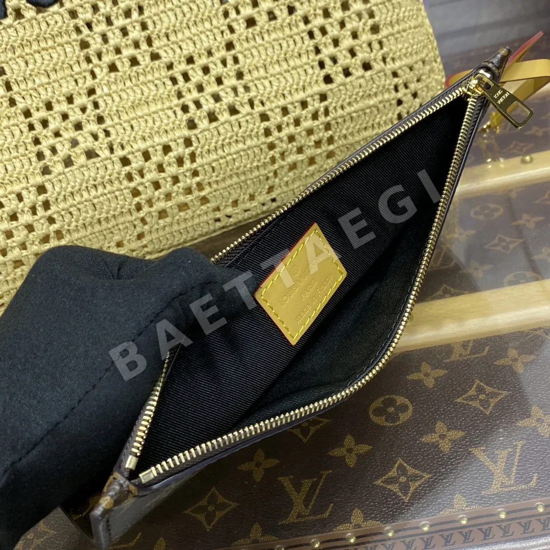 루이비통 다미에 체크 라피아 쇼퍼 가방 M25008 상세 이미지 8