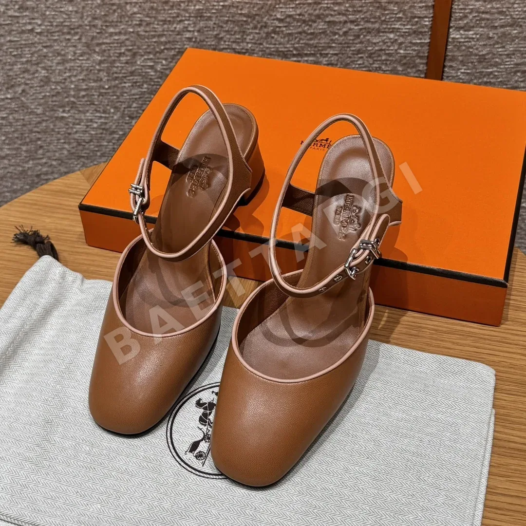 에르메스 카밀라 60 염소가죽 하이힐 상세 이미지 1